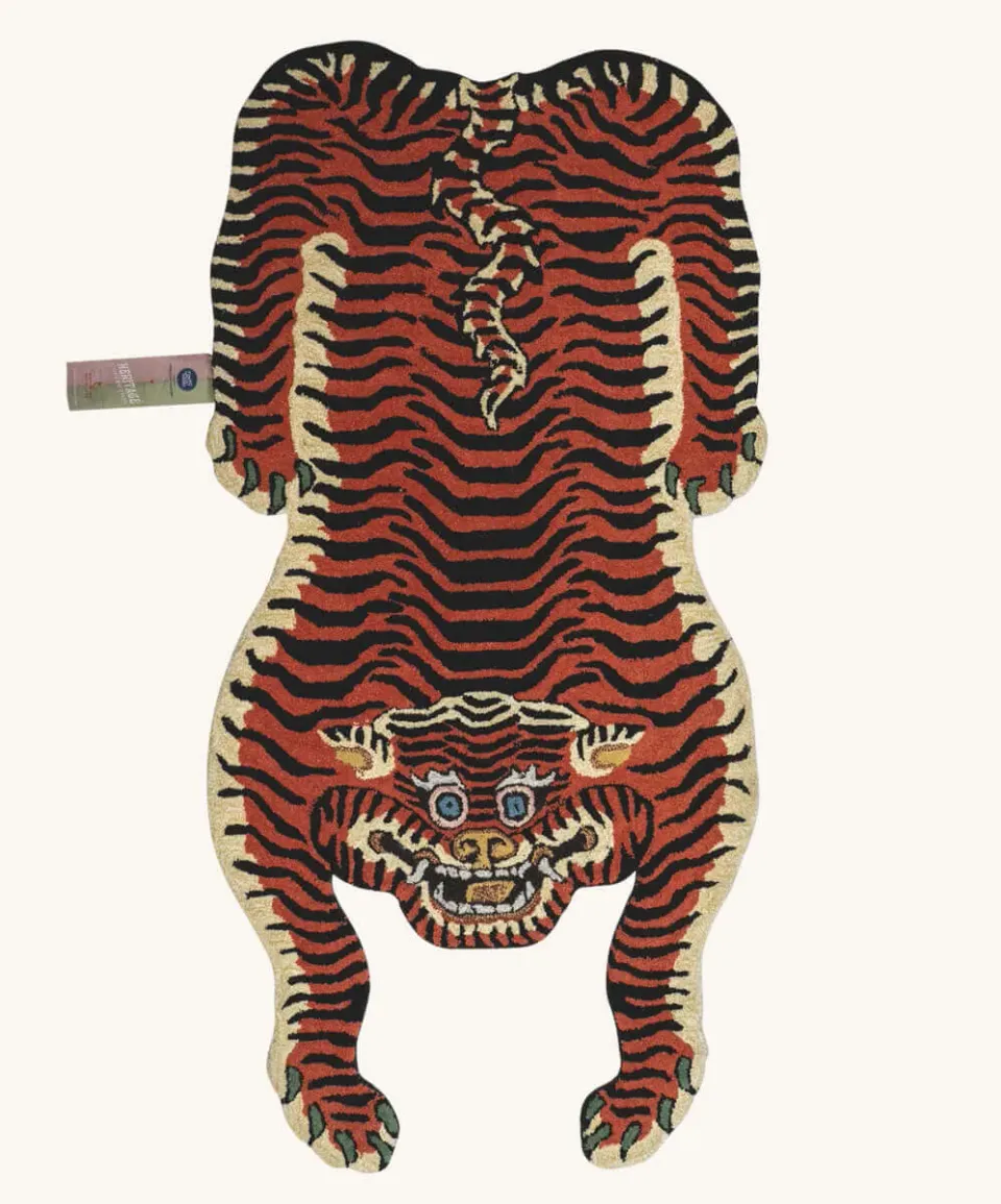 Doing Goods Santana Tiger Heritage Teppich Wolle