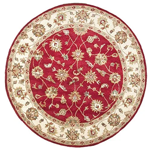 THEKO Royal Ziegler Teppich 150 rund Rot
