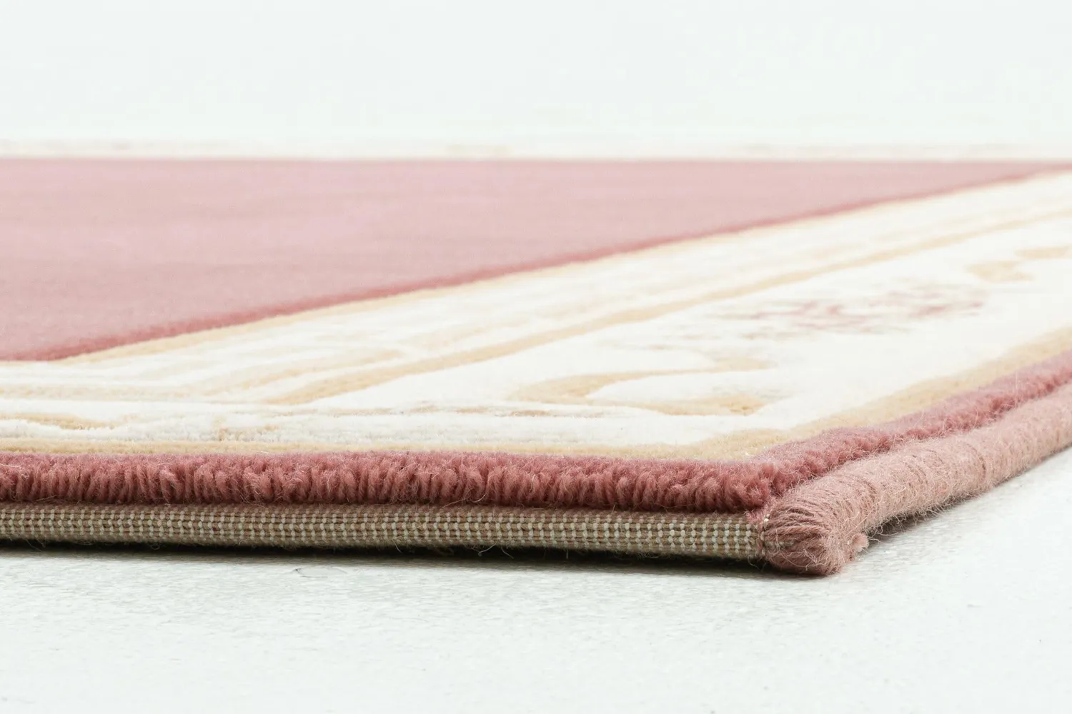 THEKO Pelinia Teppich Rose 100% Schurwolle
