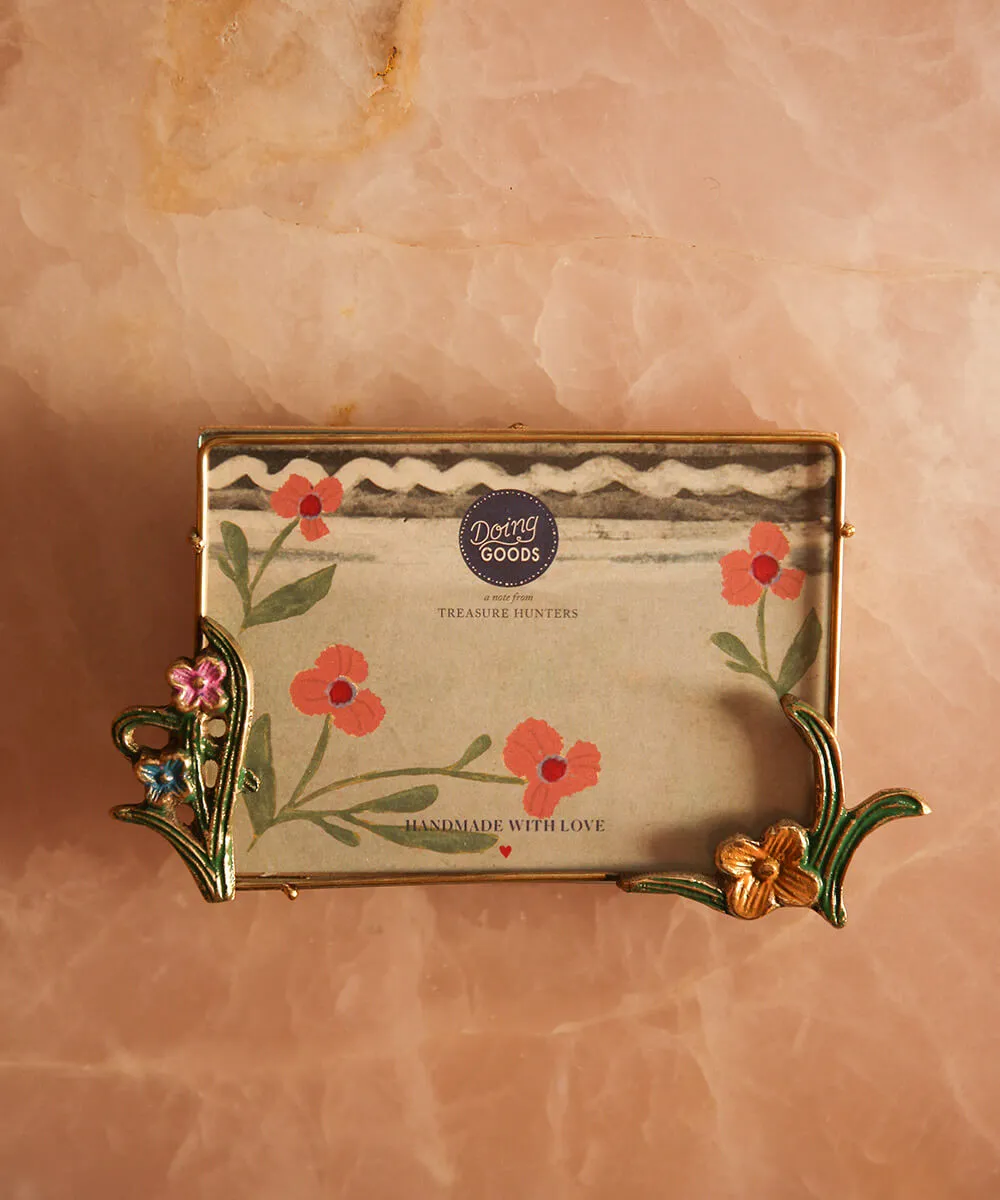 Doing Goods Ivy Grand Bilderrahmen Grün Gold quer