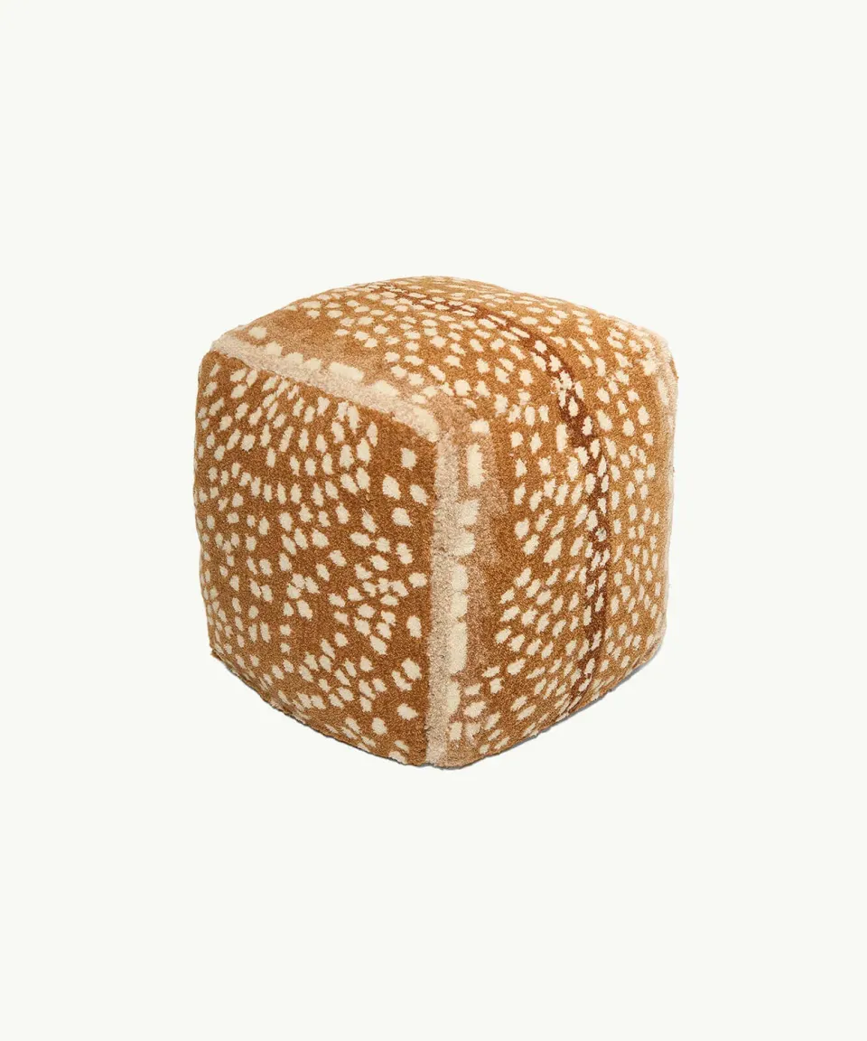 Doing Goods Fawn Small Pouf Wolle 50 cm Reh