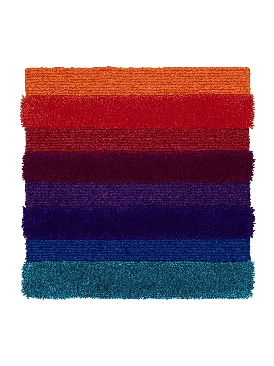 ABC VP Domino Stripe Teppich 60x60cm bunt