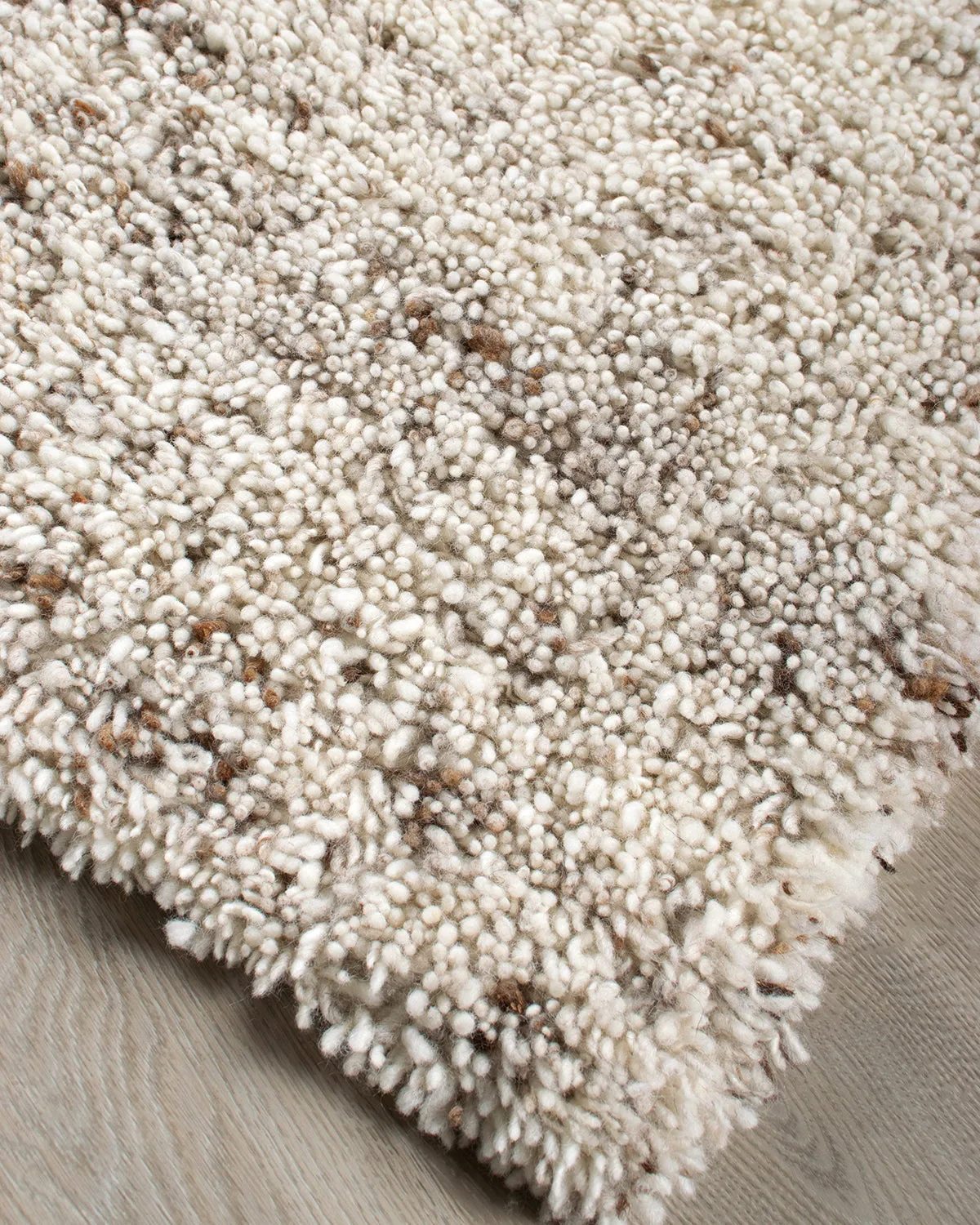 HC Interior Rugs Cambridge 1295-206 Teppich White Brown Wolle