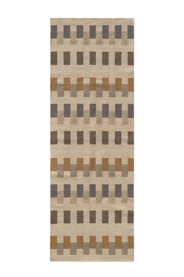 Lorena Canals Intersecting Handloom Läufer 80x230 cm Wolle