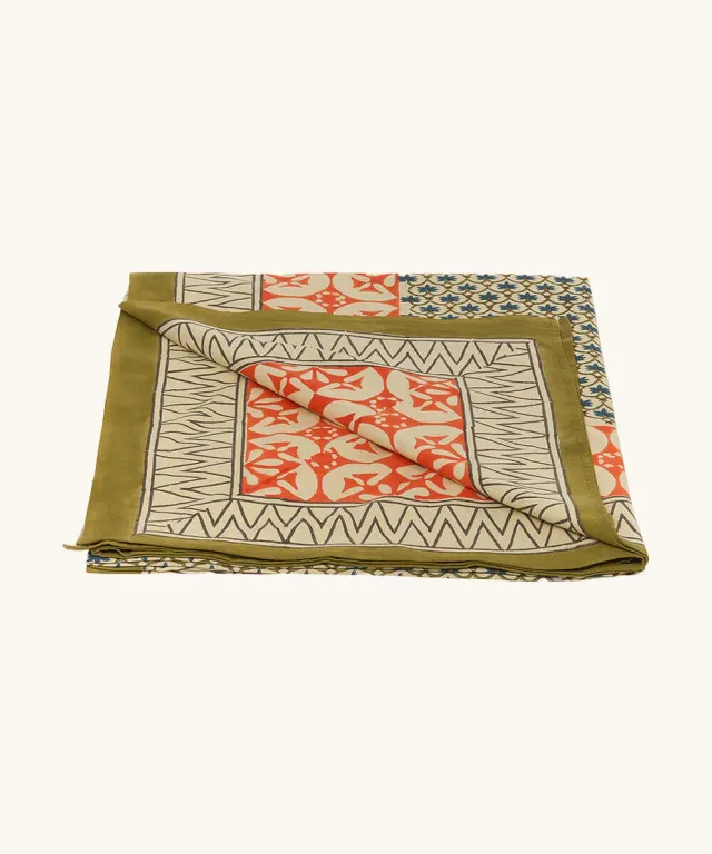 Doing Goods Faina Double Wohndecke Baumwolle mit Tasche
