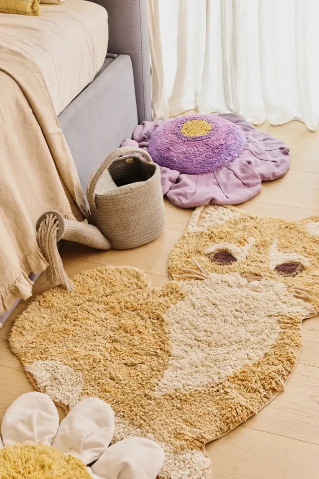 Lorena Canals Ginger the Cat Kinderteppich 85x130 waschbar