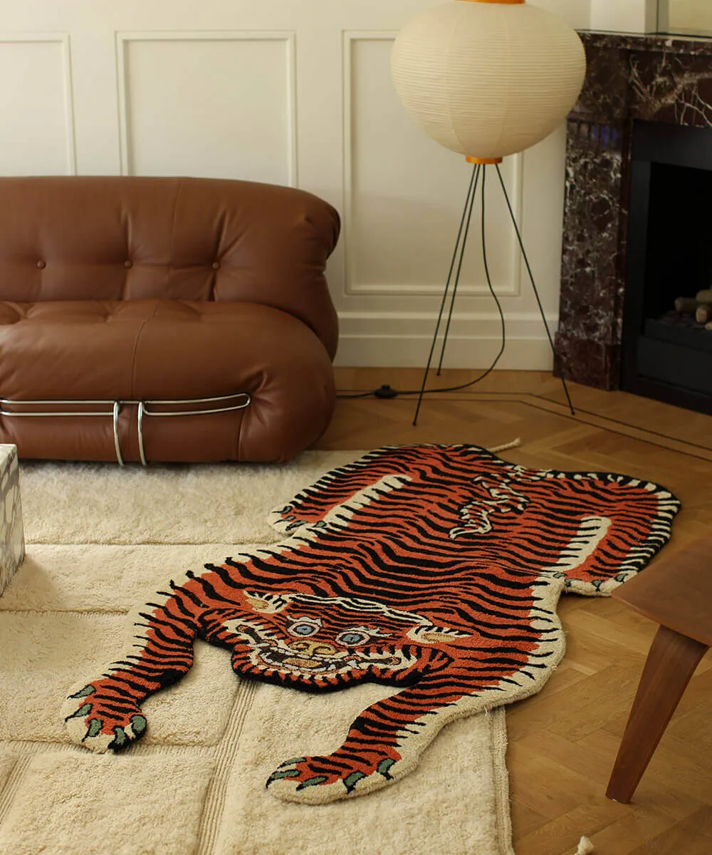 Doing Goods Santana Tiger Heritage Teppich Wolle