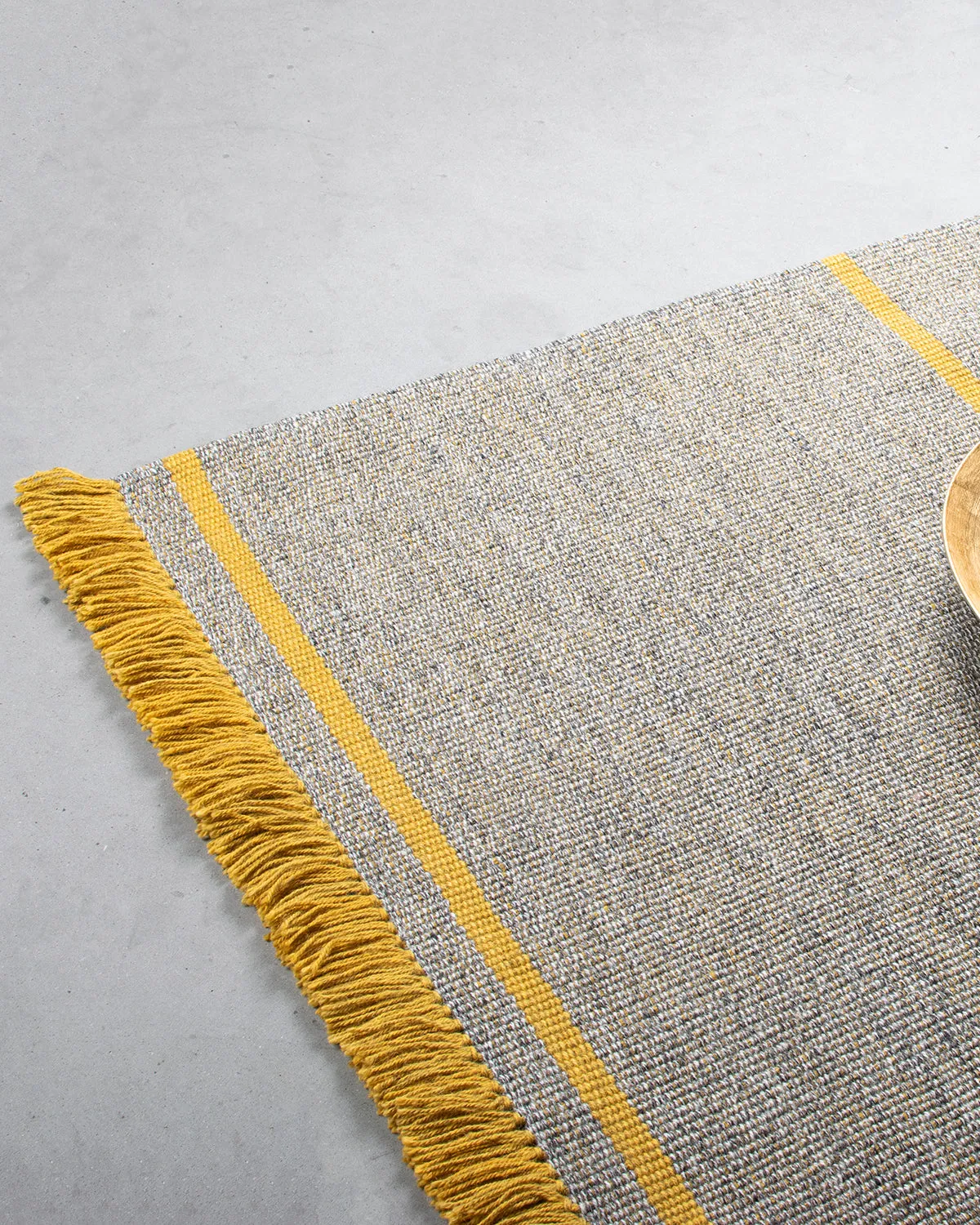 HC Interior Rugs Copenhagen 1382-080 Teppich Gelb 160x230 Wolle
