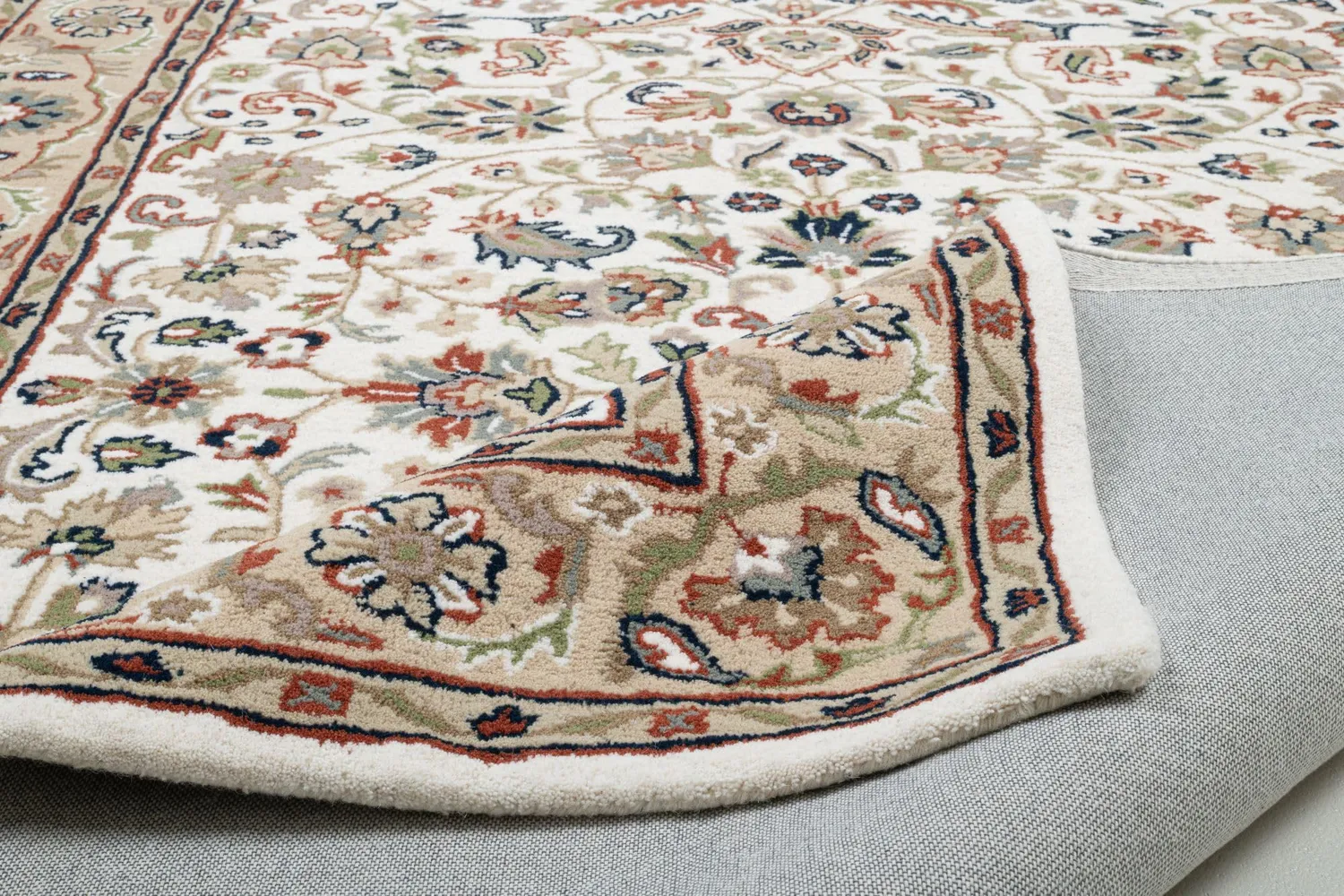 THEKO Royal Orient Teppich 40x60 cm Beige Schurwolle