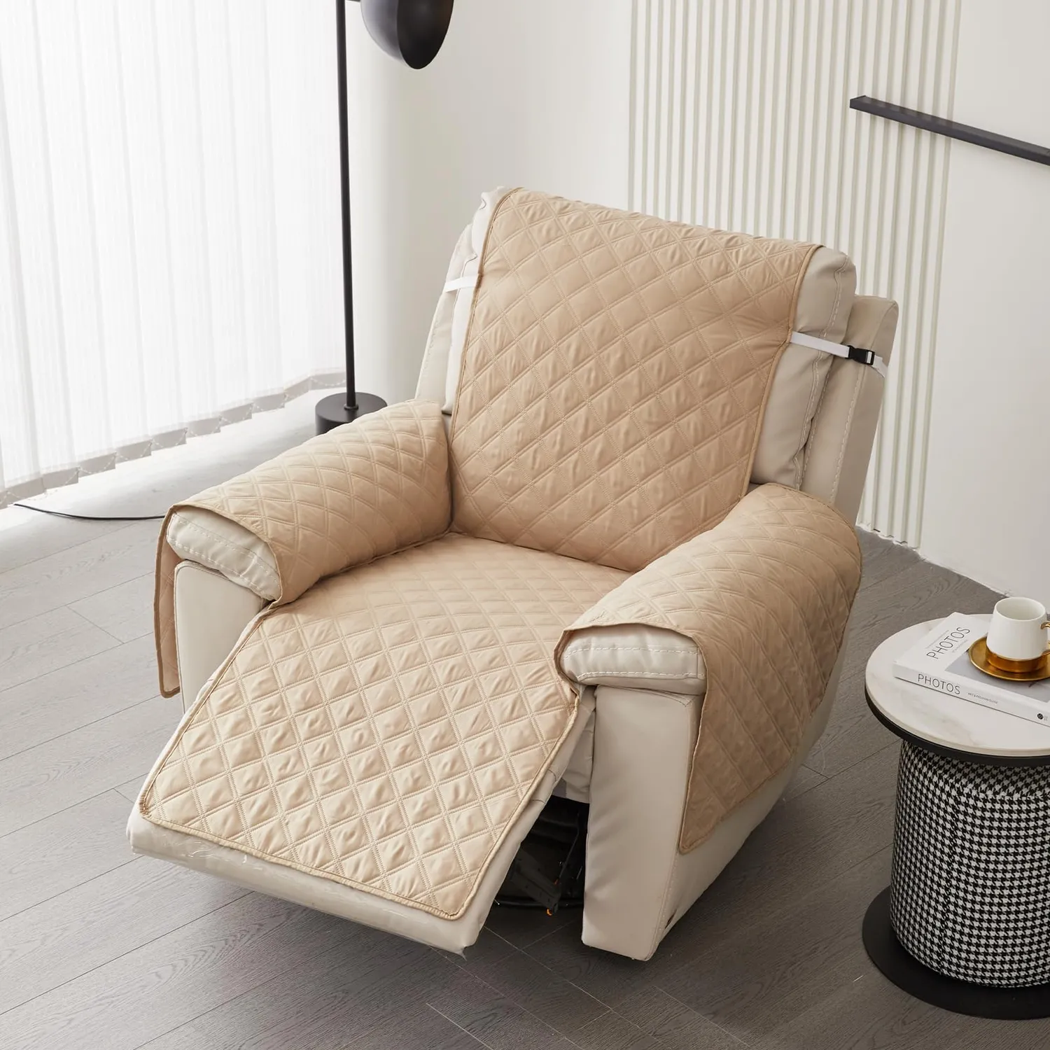 HonunGron Sesselbezug Liegestuhl-Schonbezug Khaki 55x200 wasserdicht