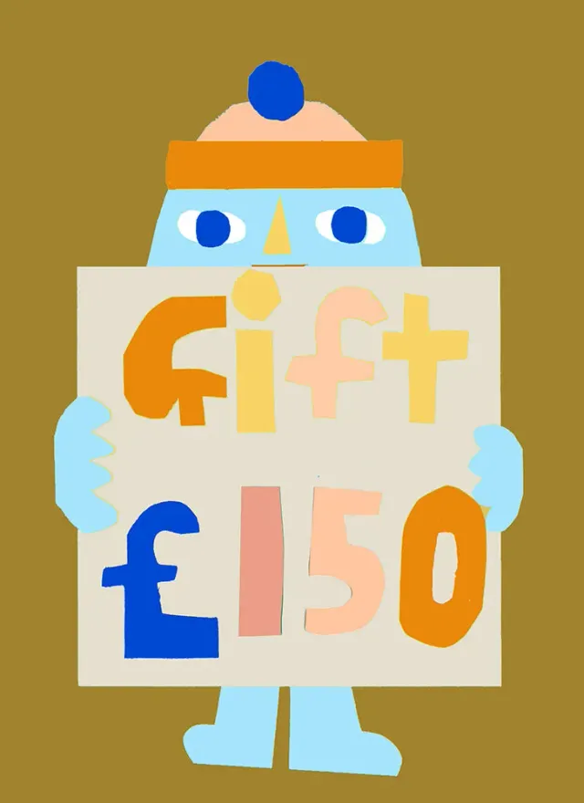 Donna Wilson Geschenkgutschein 150 Pfund digital