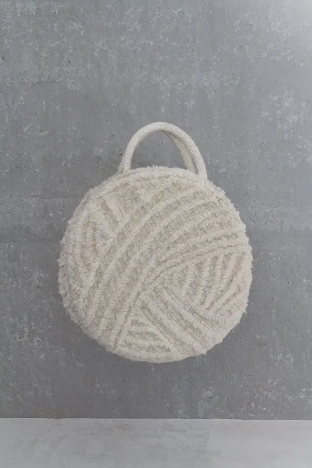 Lorena Canals 25 Anniversary Wolltasche Natur limitiert