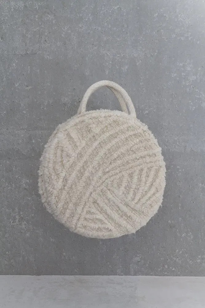 Lorena Canals 25th Anniversary Tasche Natural Wolle