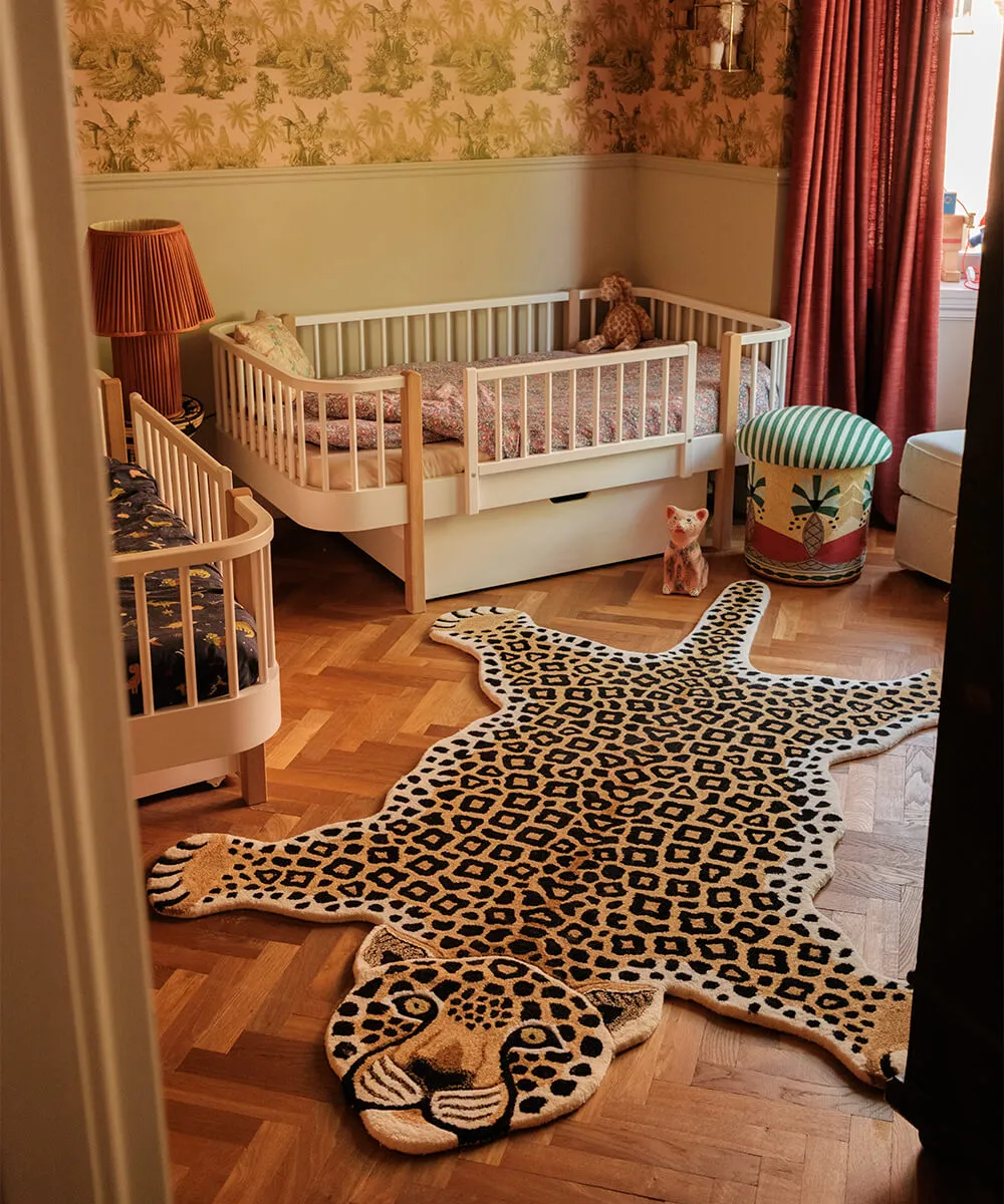 Doing Goods Loony Leopard XL Teppich Wolle