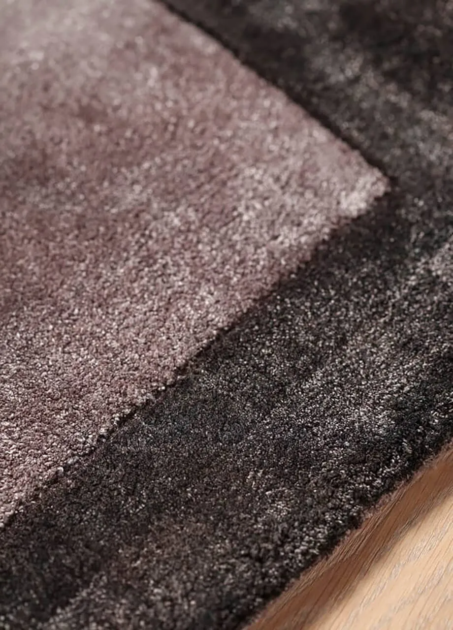 Amini Atmosphere Teppich 300x200cm Viskose sky grey