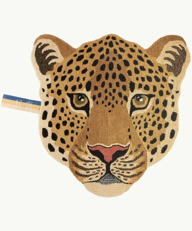 Doing Goods Tapis Amis Himani Leopard Large Teppich Wolle