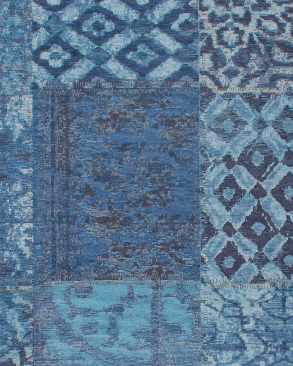 HC Interior Gobelin 5002-I500 Teppich Indigoblau Baumwolle