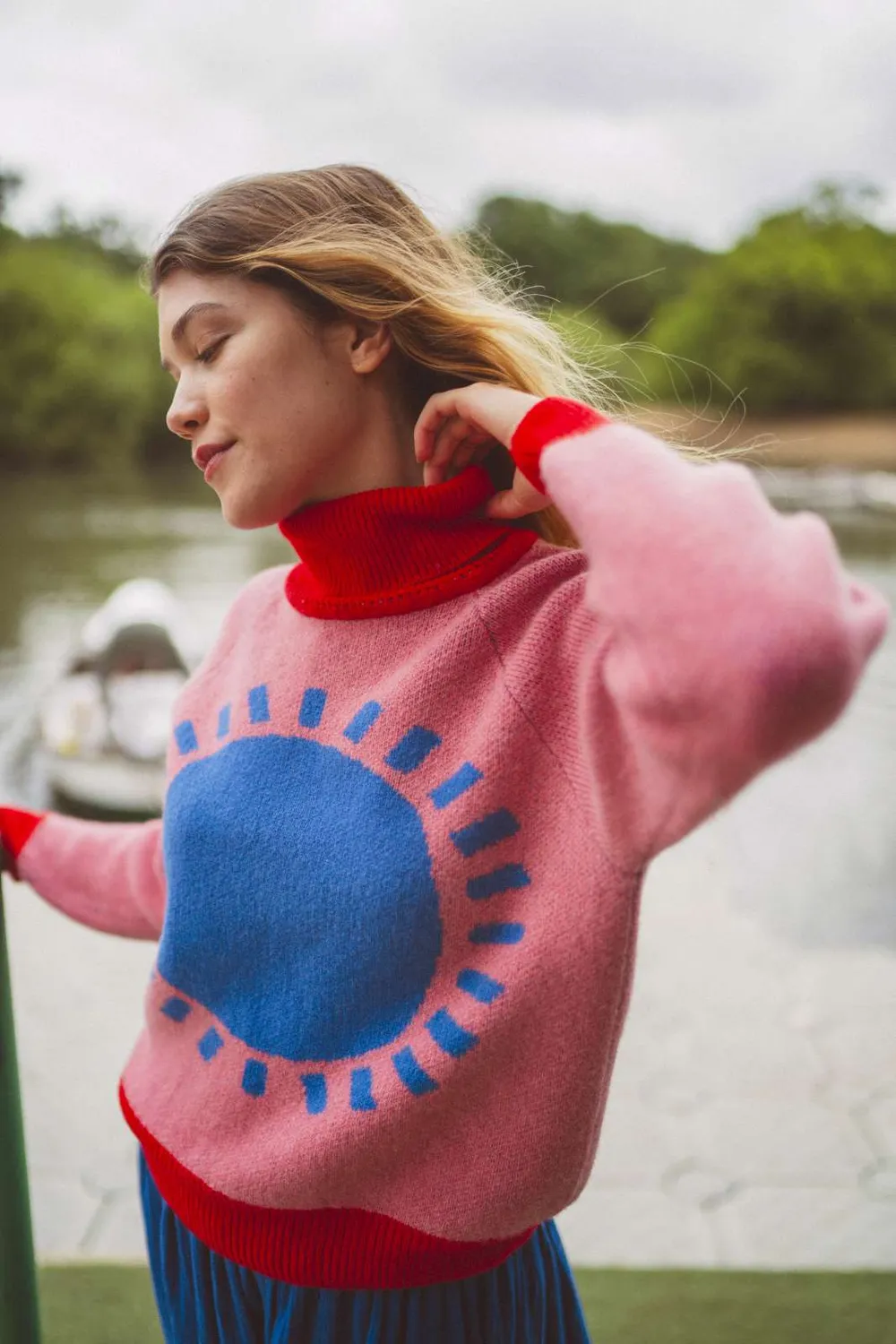 Donna Wilson Sunshine Pullover Pink Lambswool