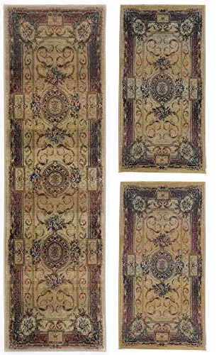 THEKO Gabiro Bettumrandung 68x570 cm Beige Vintage