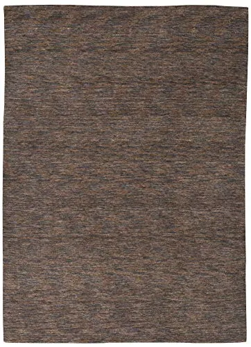 THEKO Nashville Wollteppich 120x180 Braun Schurwolle