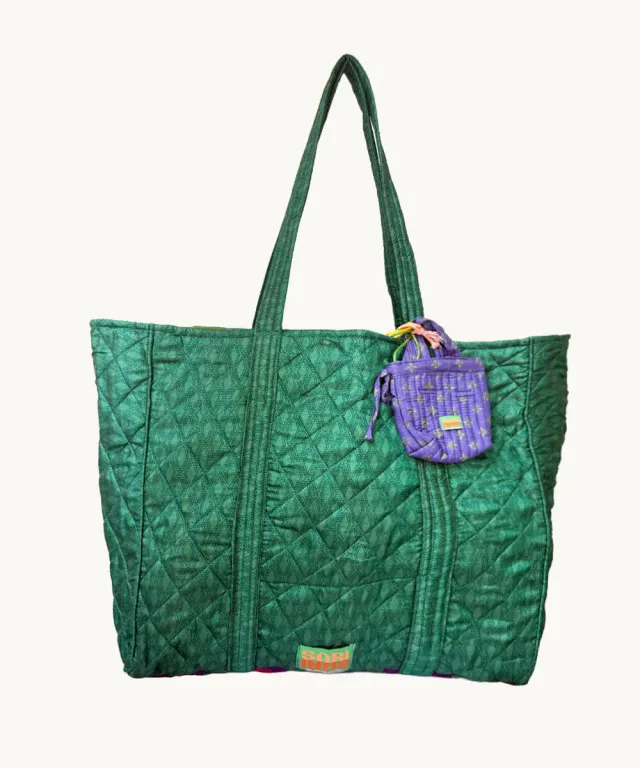 Doing Goods Ava Ava 016 Sari Tasche Unikat gesteppt