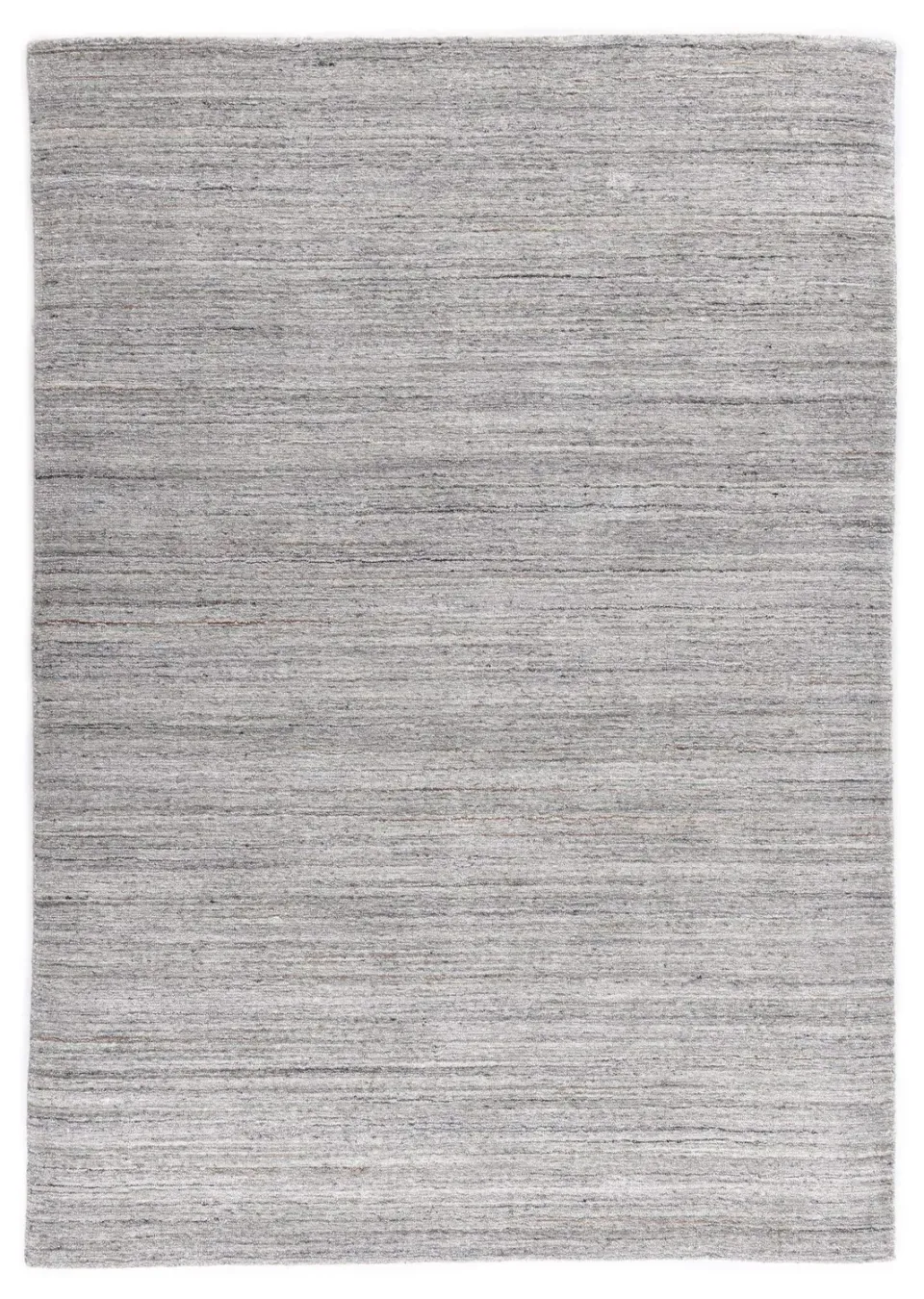 THEKO Sandiego Teppich 60x90 cm Grau Wolle-Viskose