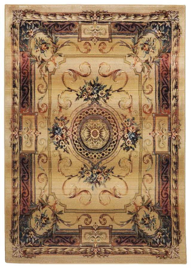 THEKO Gabiro Teppich 300x400 cm Beige Vintage
