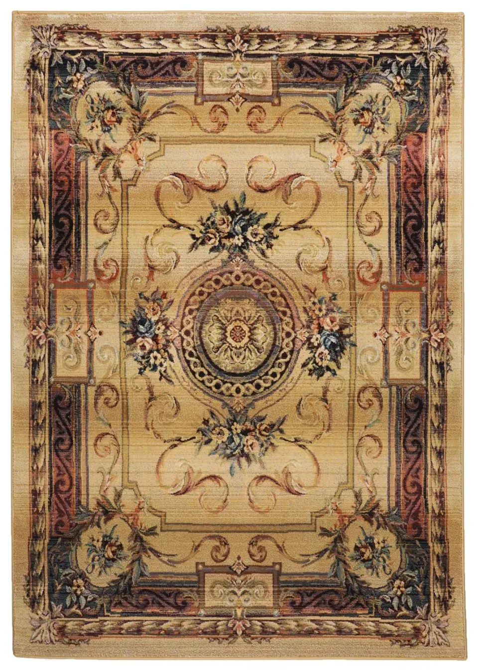 THEKO Gabiro Teppich 300x400 cm Beige Vintage