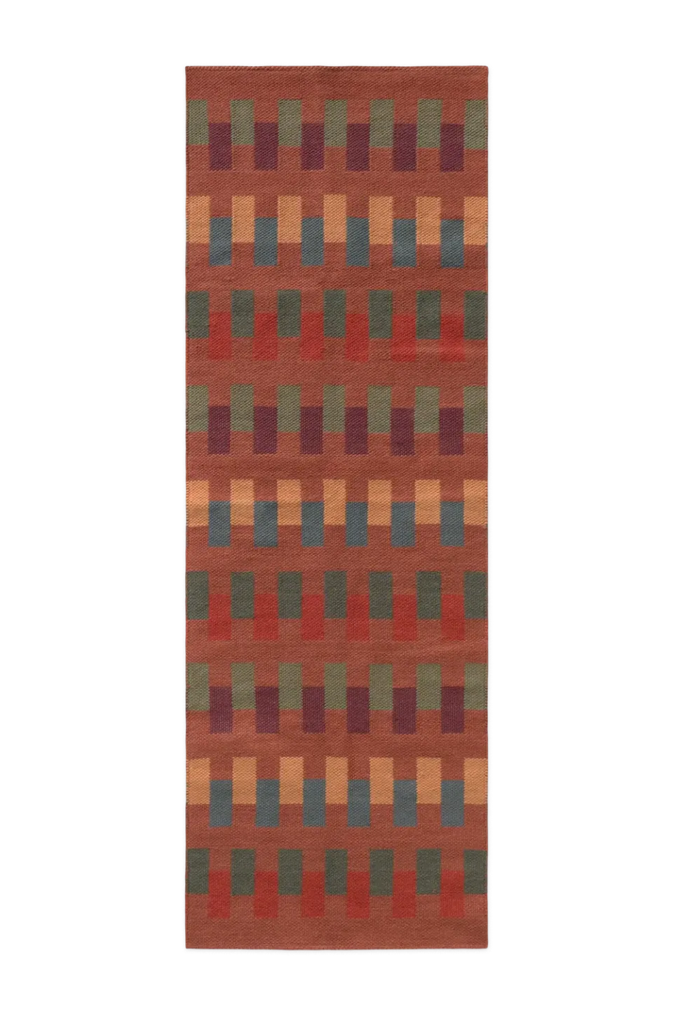 Lorena Canals Intersecting Sienna Läufer 80x230 Wolle