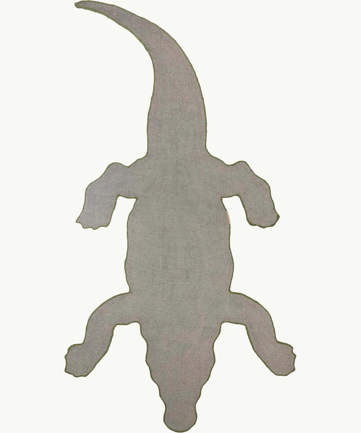 Doing Goods Coolio Crocodile XL Teppich Wolle Krokodil