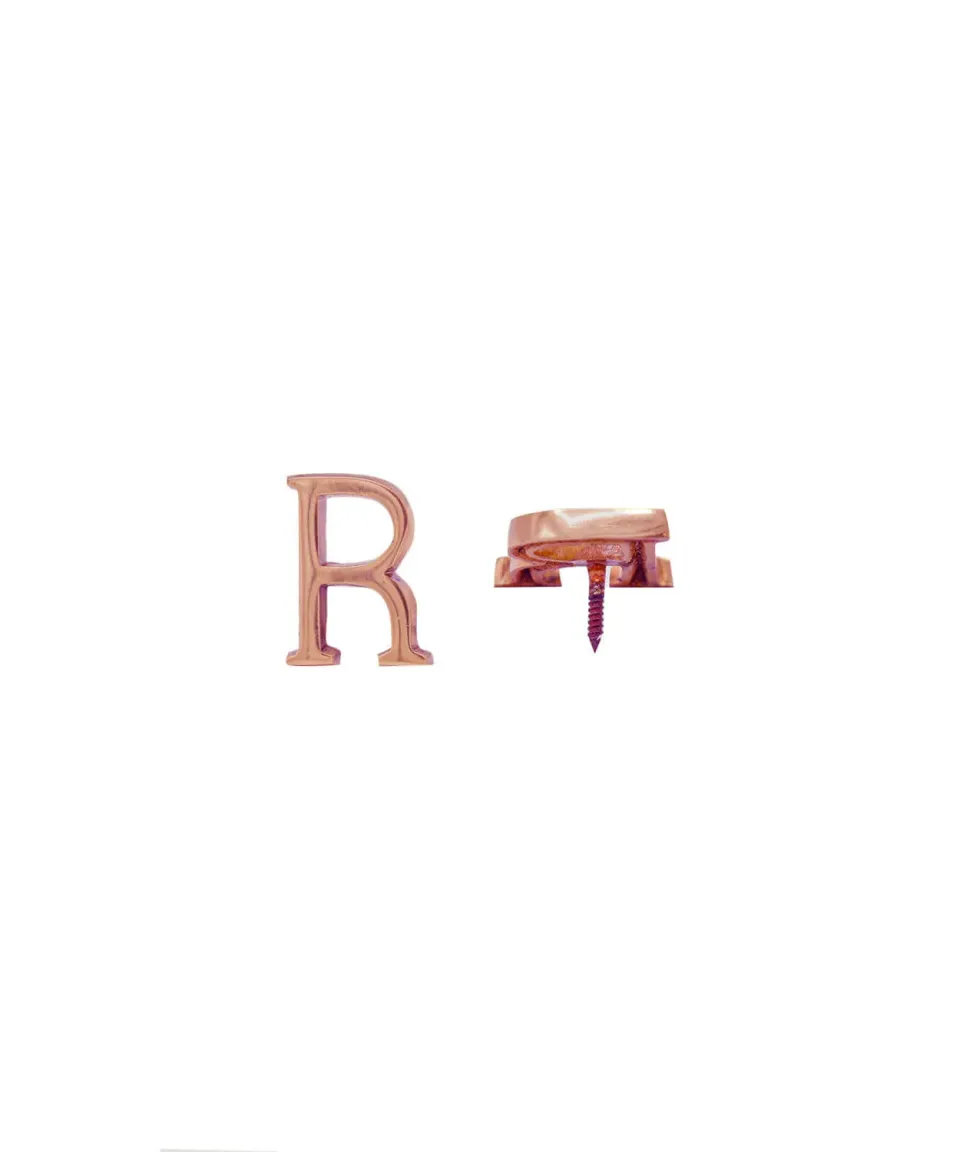 Doing Goods Buchstabe R Messing Deko Copper