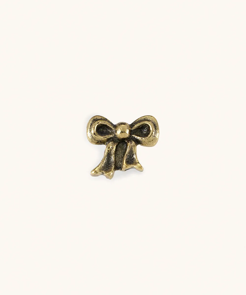 Doing Goods Bowie Noeud Kerzen Pin Schleife Messing