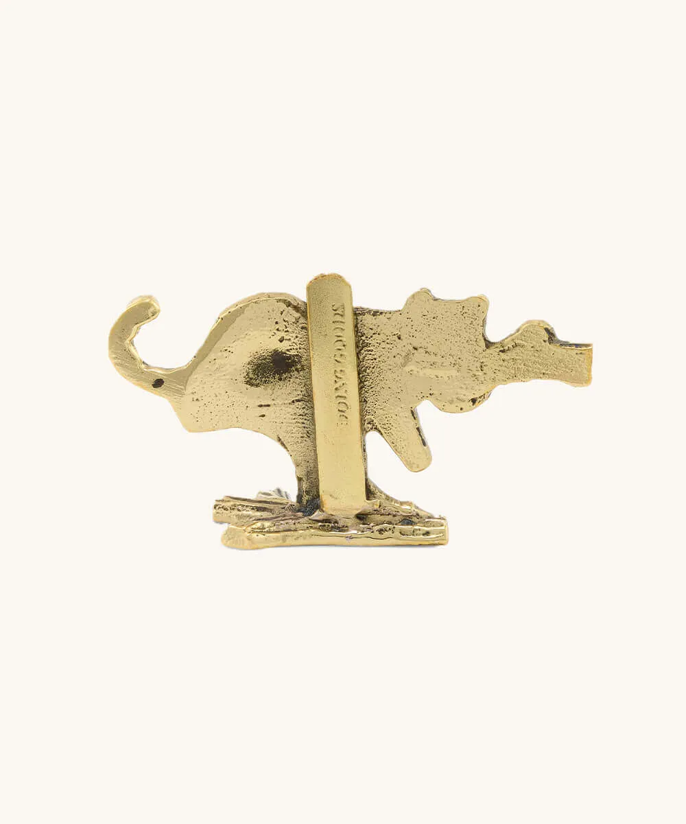 Doing Goods Jenna Kartenhalter Leopard Tischkarte handgefertigt