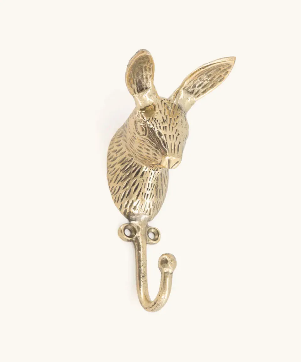 Doing Goods Harri Hare Wandhaken Messing