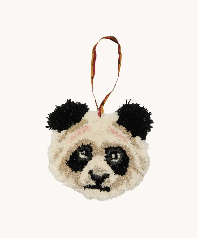 Doing Goods Tapis Amis Plumpy Panda Wandbehang Wolle