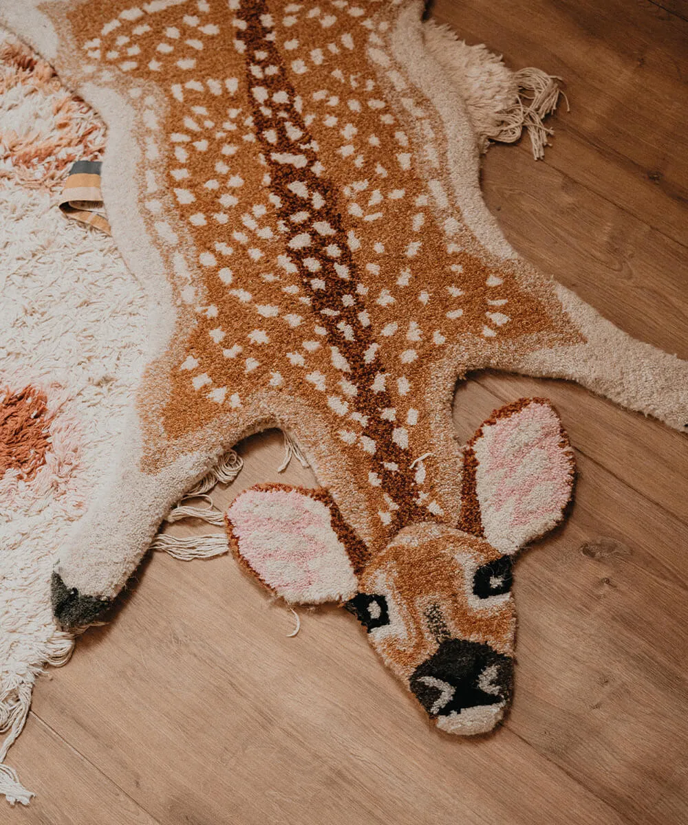 Doing Goods Francis Fawn Reh Teppich Small Wolle