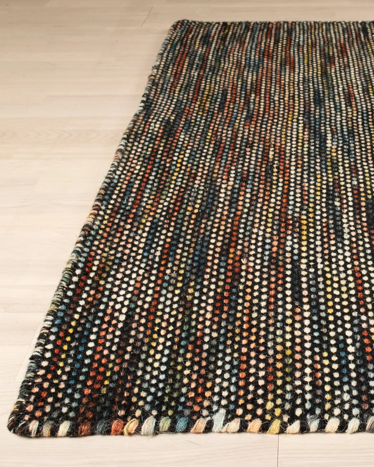 HC Interior Bali 2990-532 Kelim Teppich Black Multi Wolle