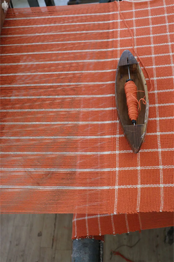 Lorena Canals Geo Block Kissen 50x30 cm terracotta