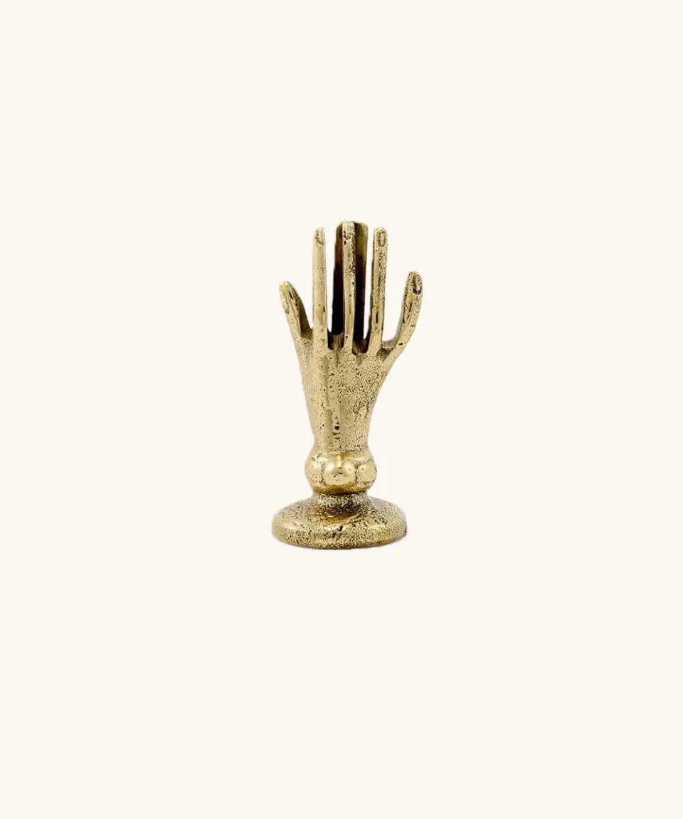 Doing Goods Jana Hand Tischkartenhalter Messing