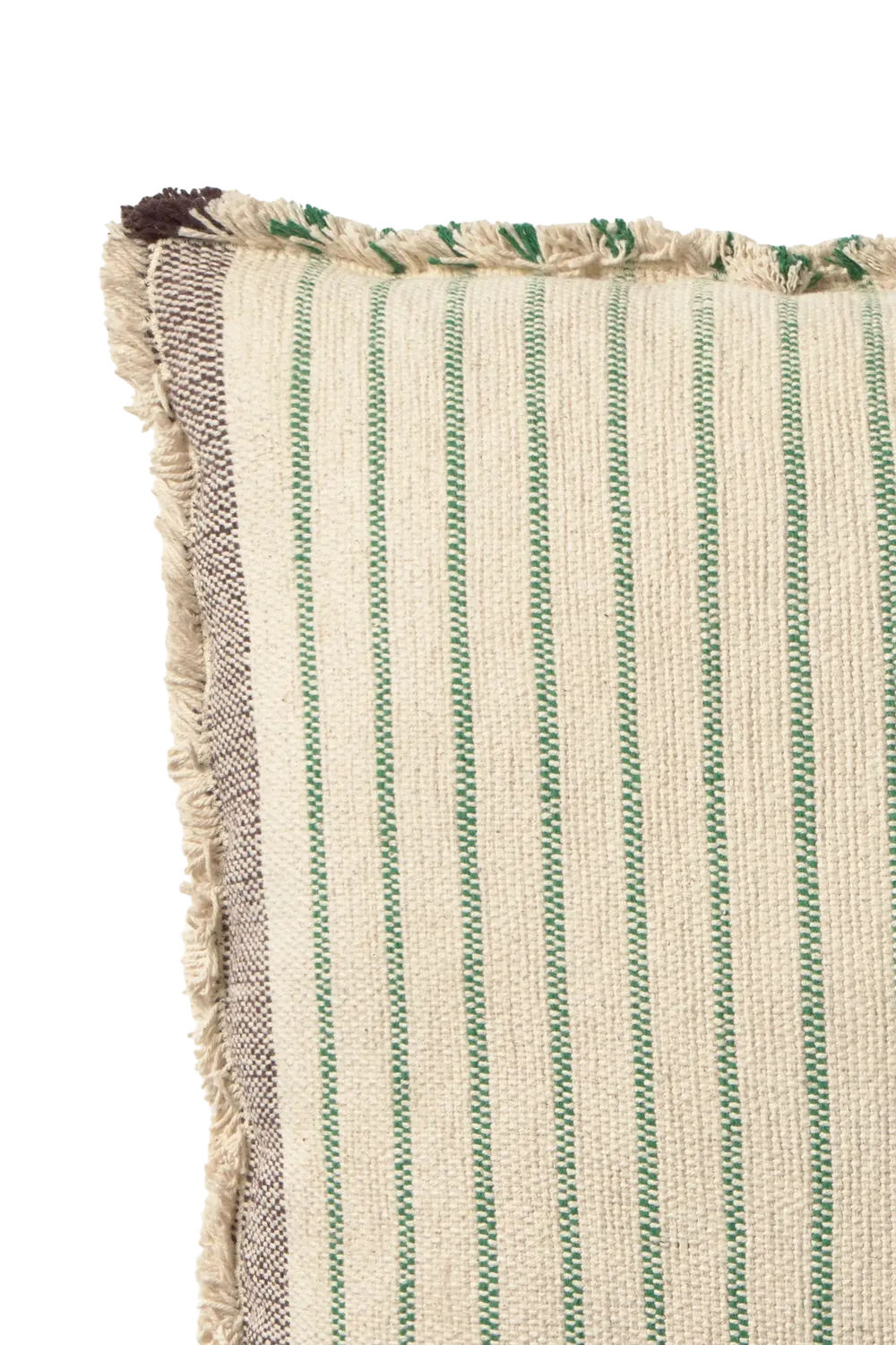 Lorena Canals Lines Kissen 45x45 cm Grün gestreift