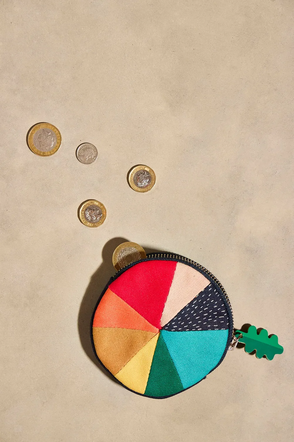 Donna Wilson Colour Wheel Mini Pouch Baumwolle