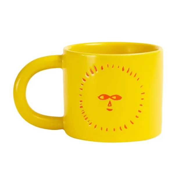 Donna Wilson Sunshine Tasse Steingut gelb 9 cm