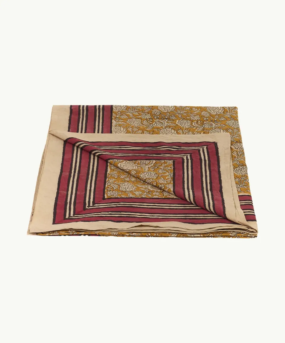 Doing Goods Botanical Double Plaid Baumwolle + Tasche