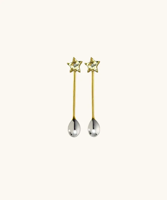 Doing Goods Pearly Star Teelöffel-Set gold Stern