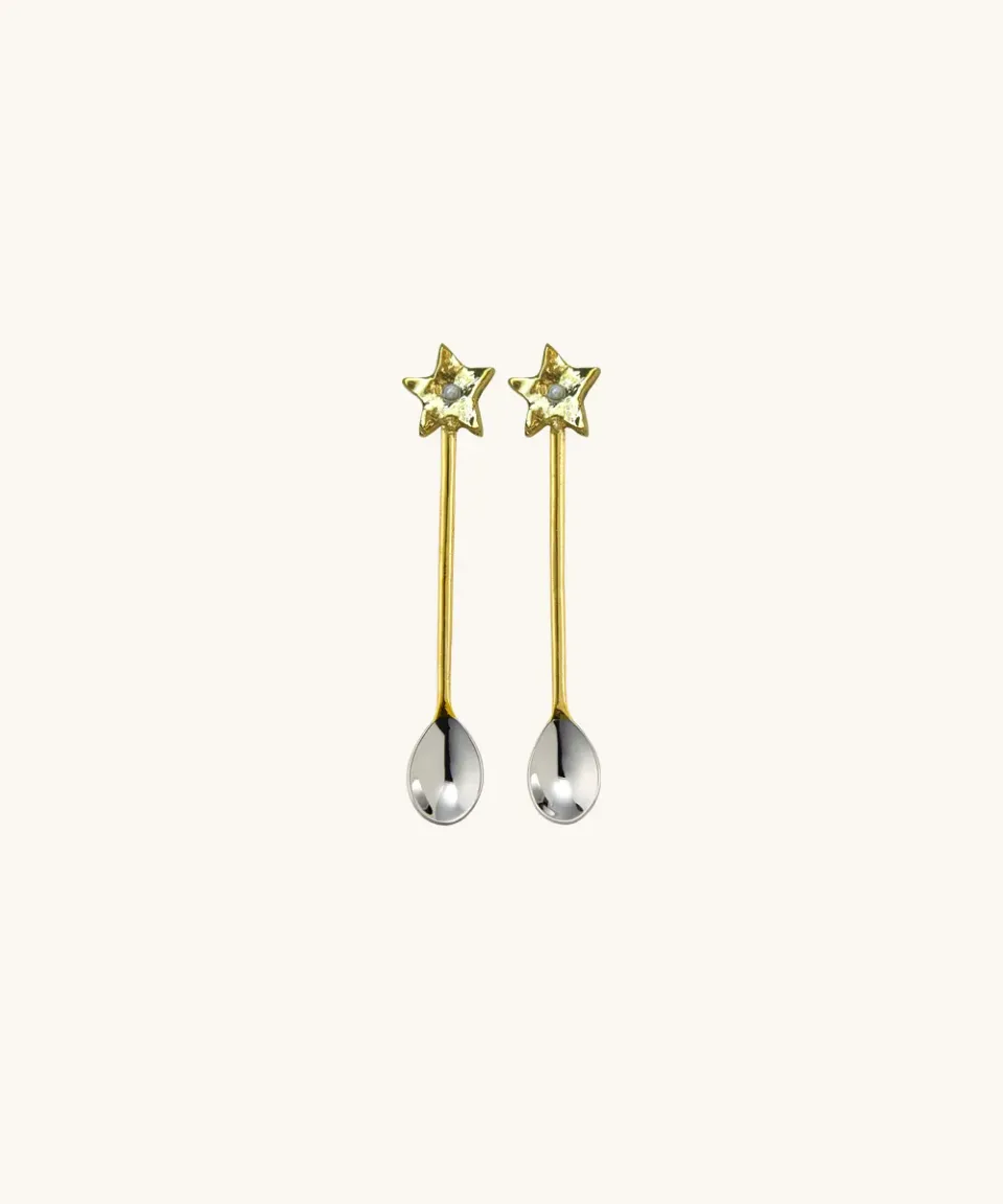 Doing Goods Pearly Star Teelöffel-Set gold Stern