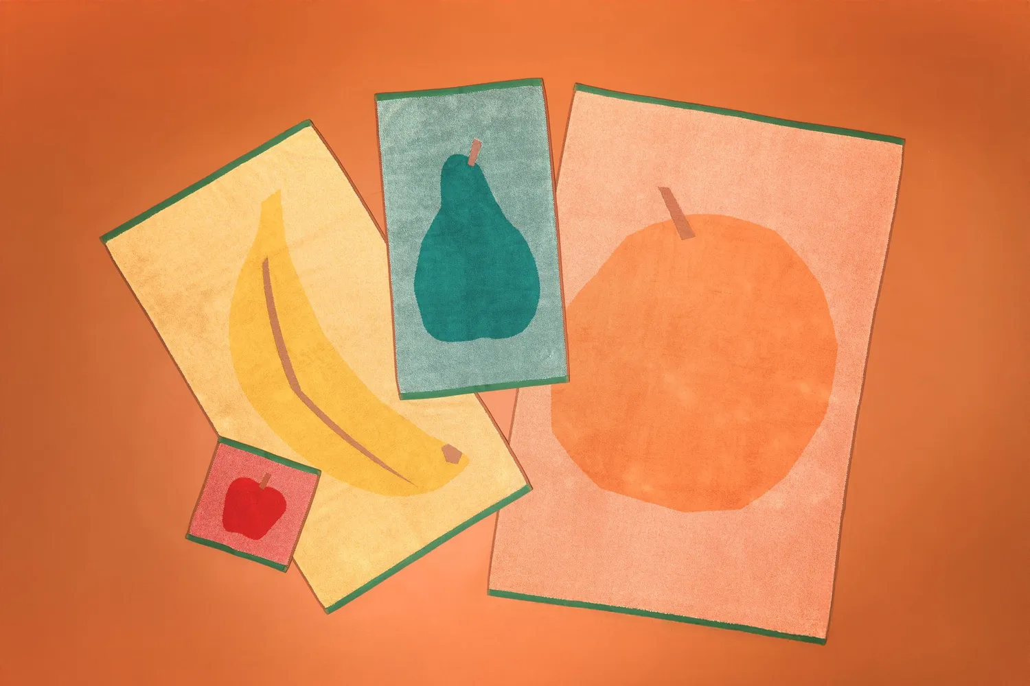 Donna Wilson Tutti Frutti Handtuch 50x90 Baumwolle