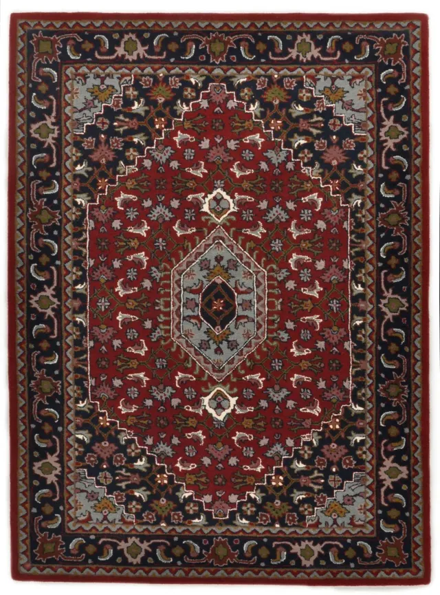 THEKO Royal Persian Teppich Rot 40x60 Schurwolle