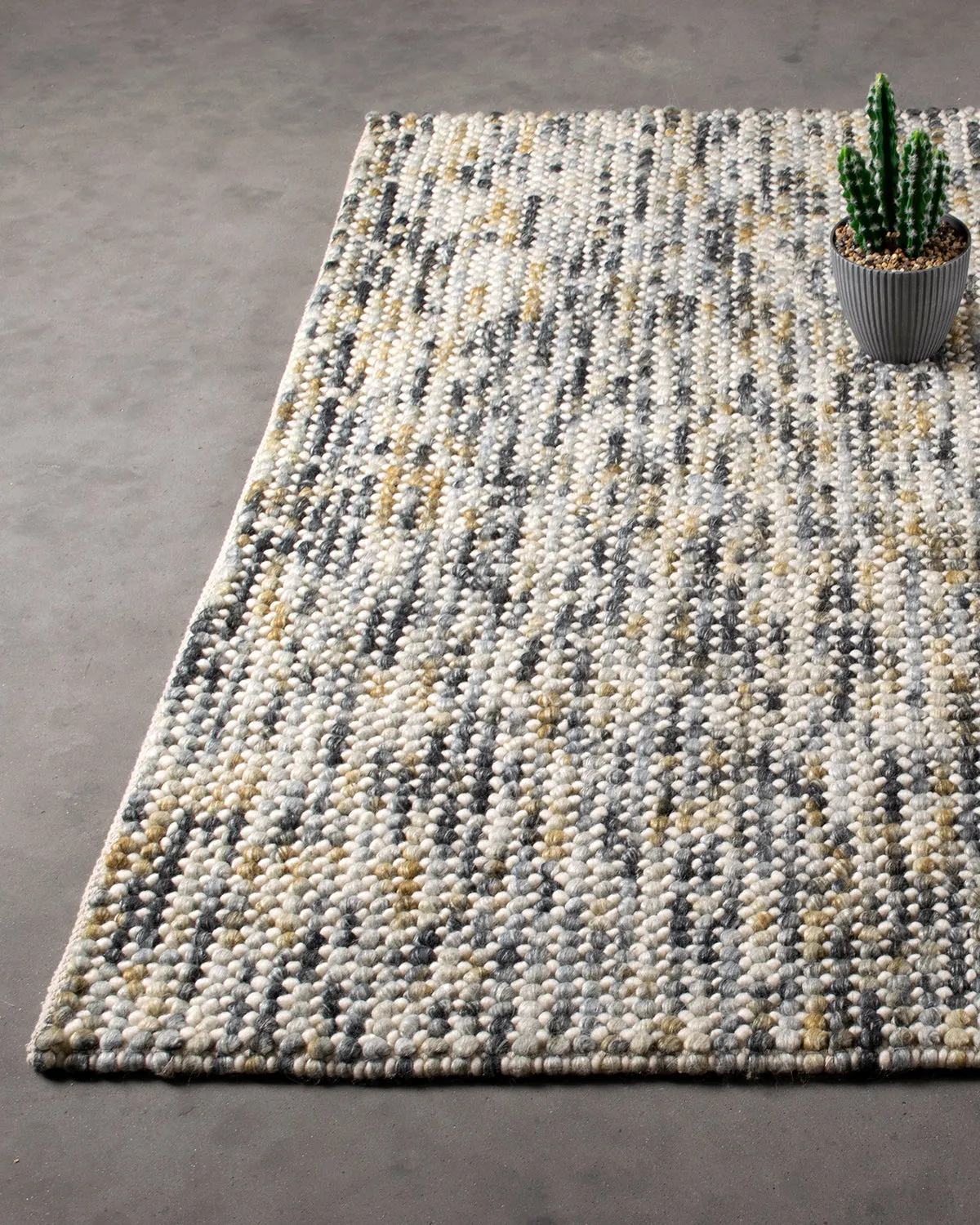 HC Interior Dublin 7200-680 Teppich Denim Gold Wolle