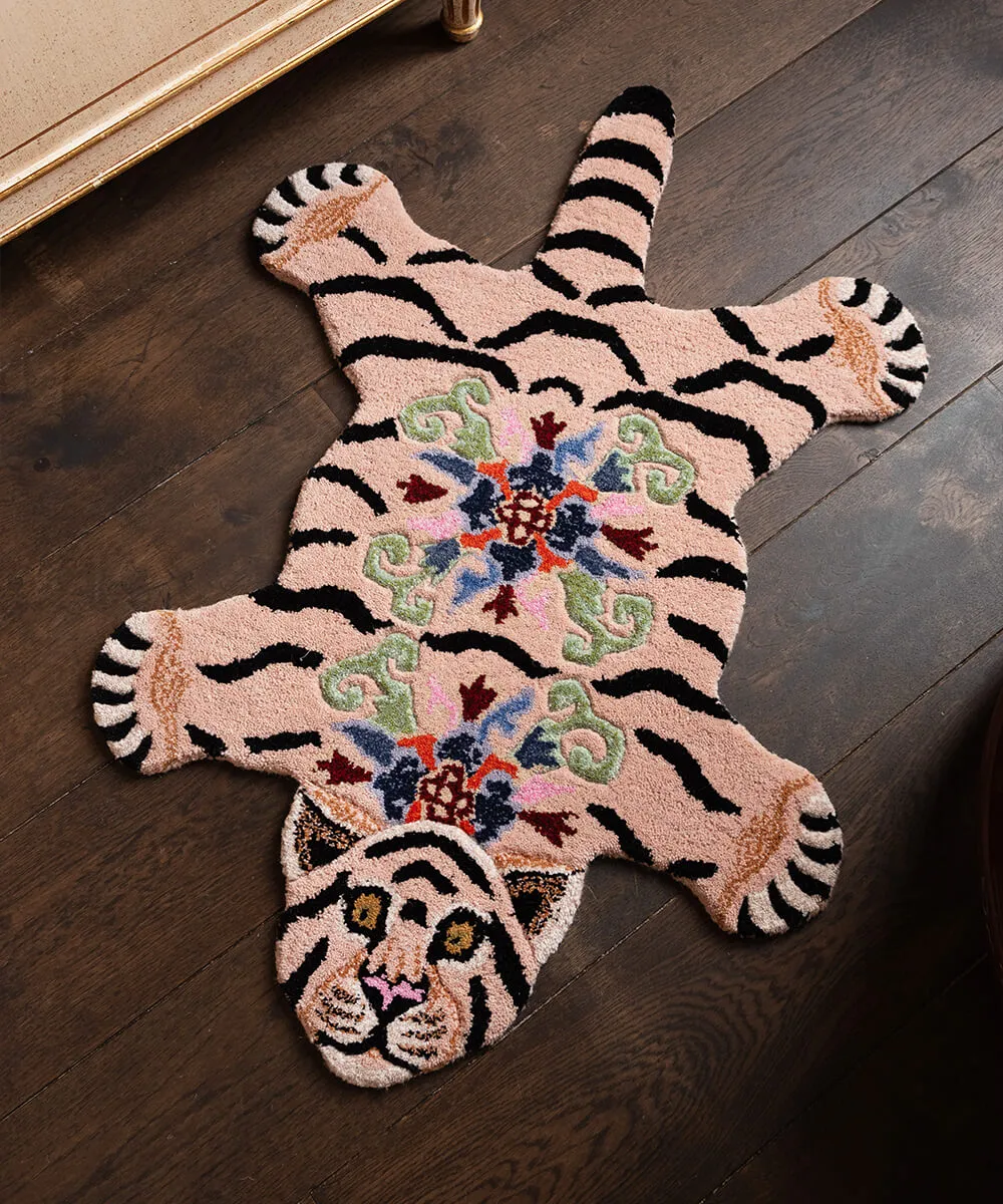 Doing Goods Mahee Majestic Small Tiger Teppich Wolle