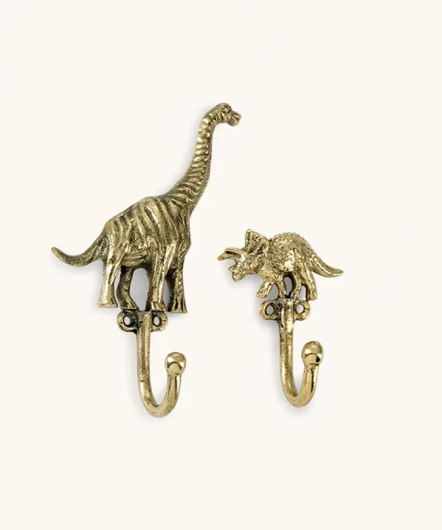 Doing Goods Dean Haken Dinosaurier Messing 2er-Set Kinder